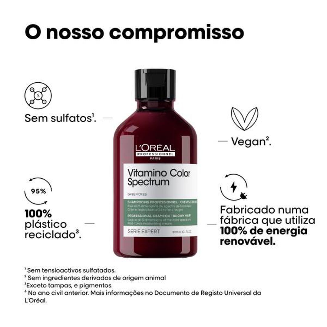L'Oréal Professionnel Serie Expert Shampoo Verde Vitamino Color Spectrum - L'ORÉAL PROFESSIONNEL - Vitamino Color Spectrum - Imagem 6