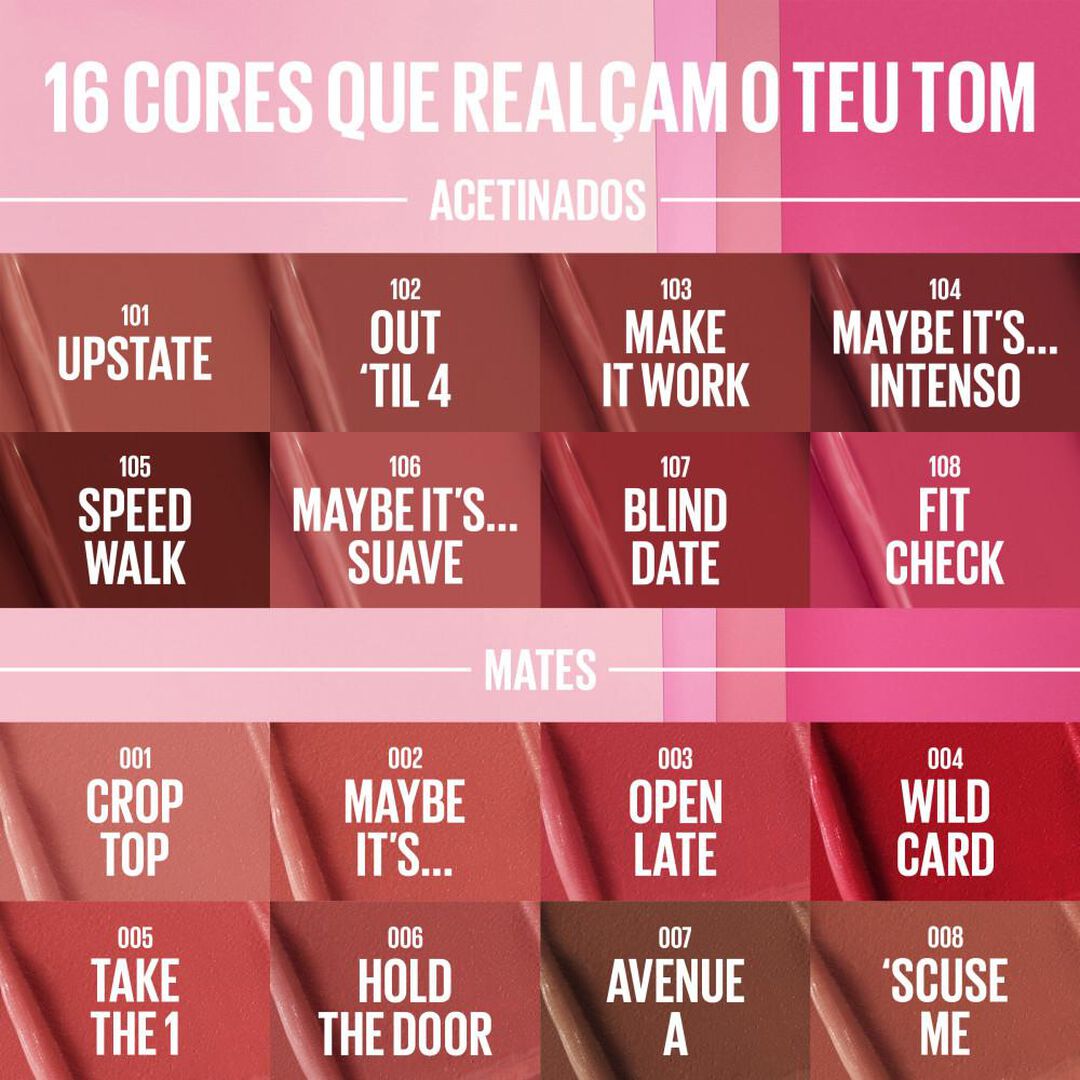 Batom Matte Lifter - MAYBELLINE -  - Imagem 11