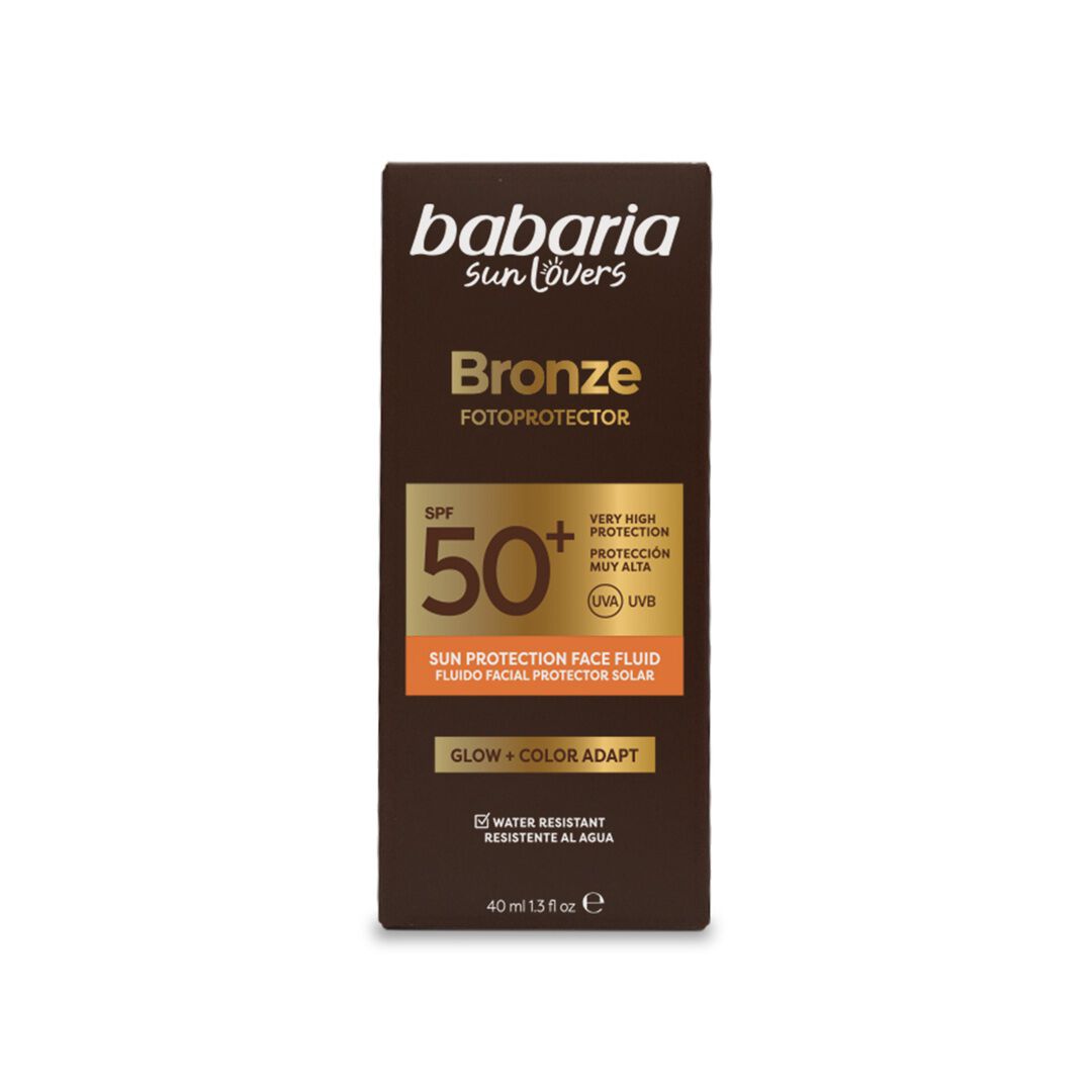 Flu&iacute;do Solar Bronze Facial SPF50 - BABARIA -  - Imagem 1