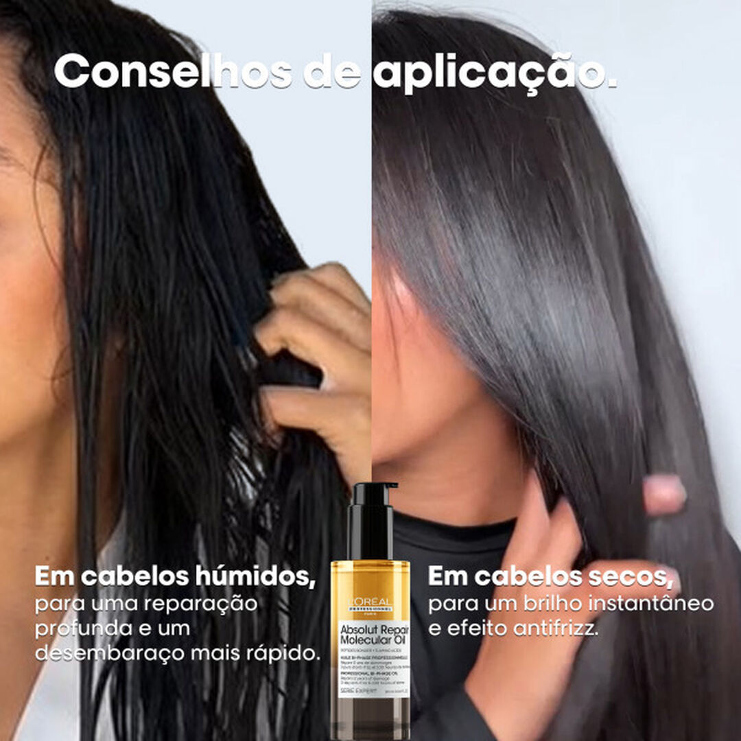 &Oacute;leo Bif&aacute;sico - L'OR&Eacute;AL PROFESSIONNEL - Absolut Repair Molecular - Imagem 5