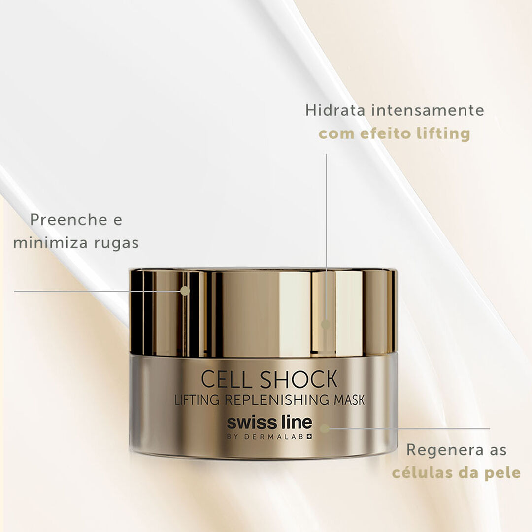 Lifting Replenishing Mask - Swiss Line - Cell Shock - Imagem 3