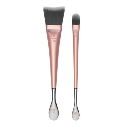 Skincare Brush Duo Set, Face & Eye - REAL TECHNIQUES -  - Imagem