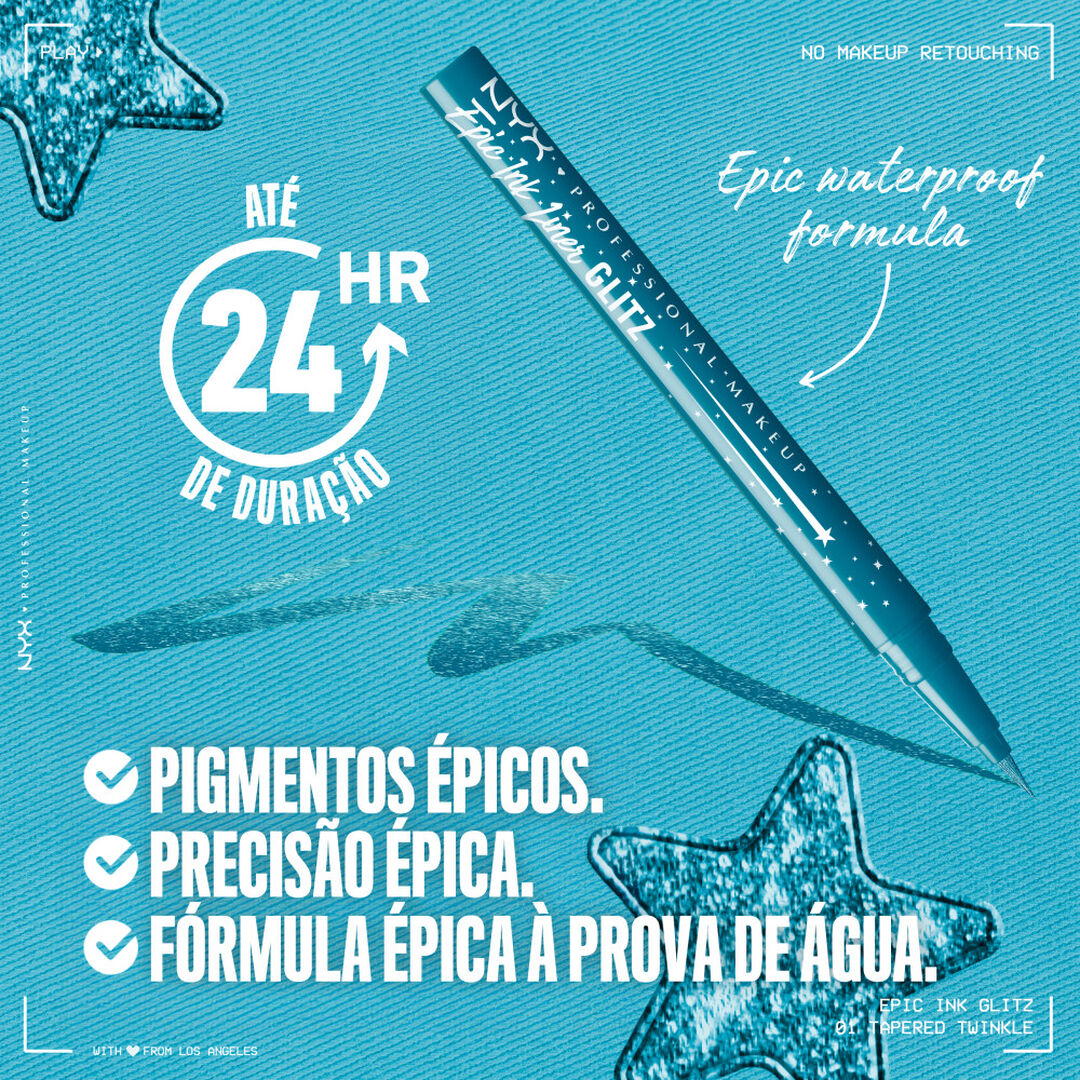 Epic Ink Glitz - NYX Professional Makeup -  - Imagem 9