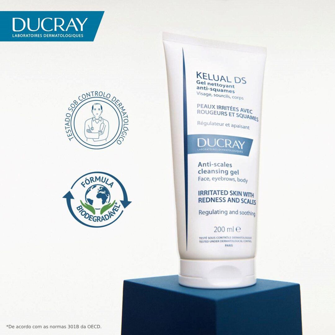 Kelual DS Gel Limpeza Anti-escamas 200ML - DUCRAY -  - Imagem 4