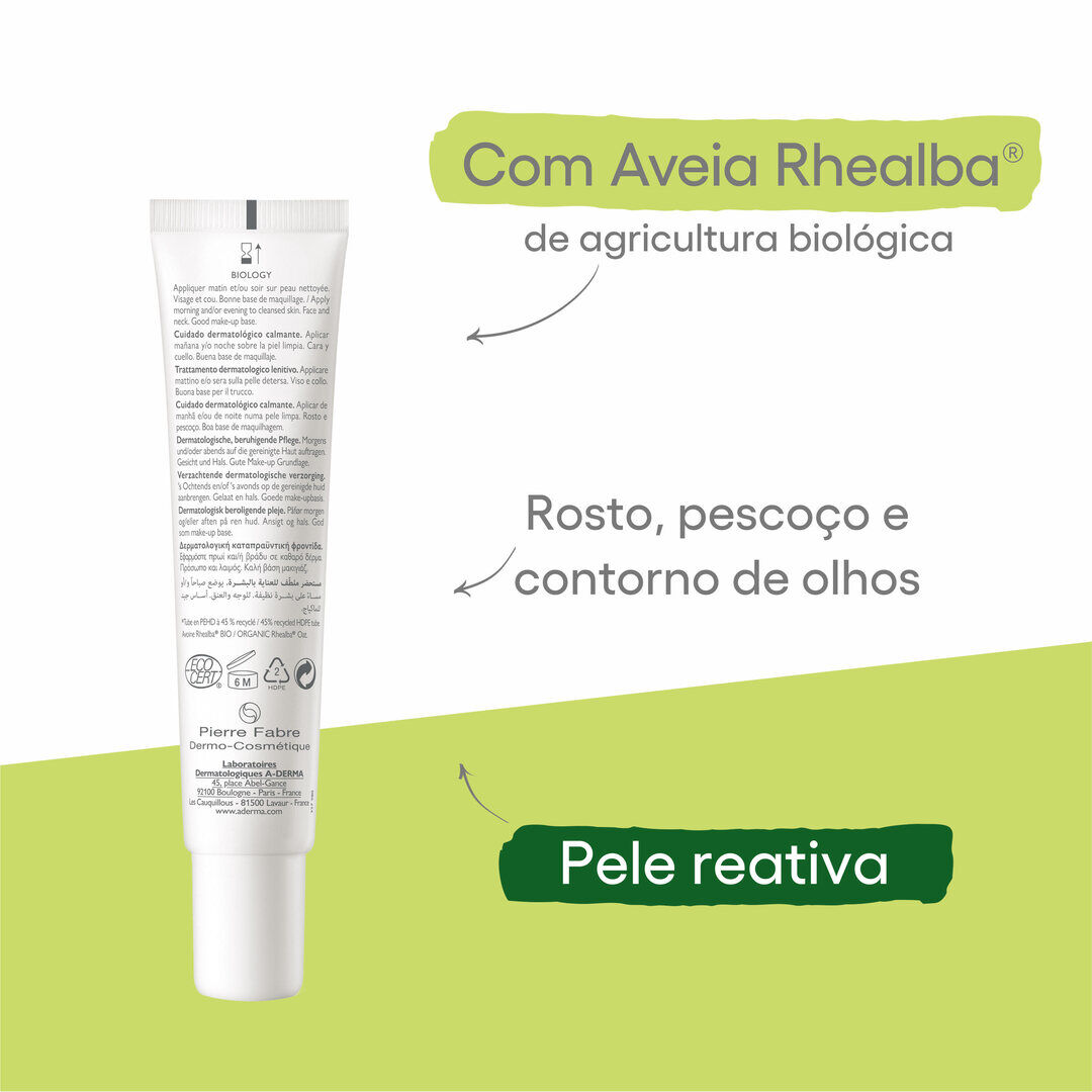 Biology Creme Calmante - A-DERMA -  - Imagem 4