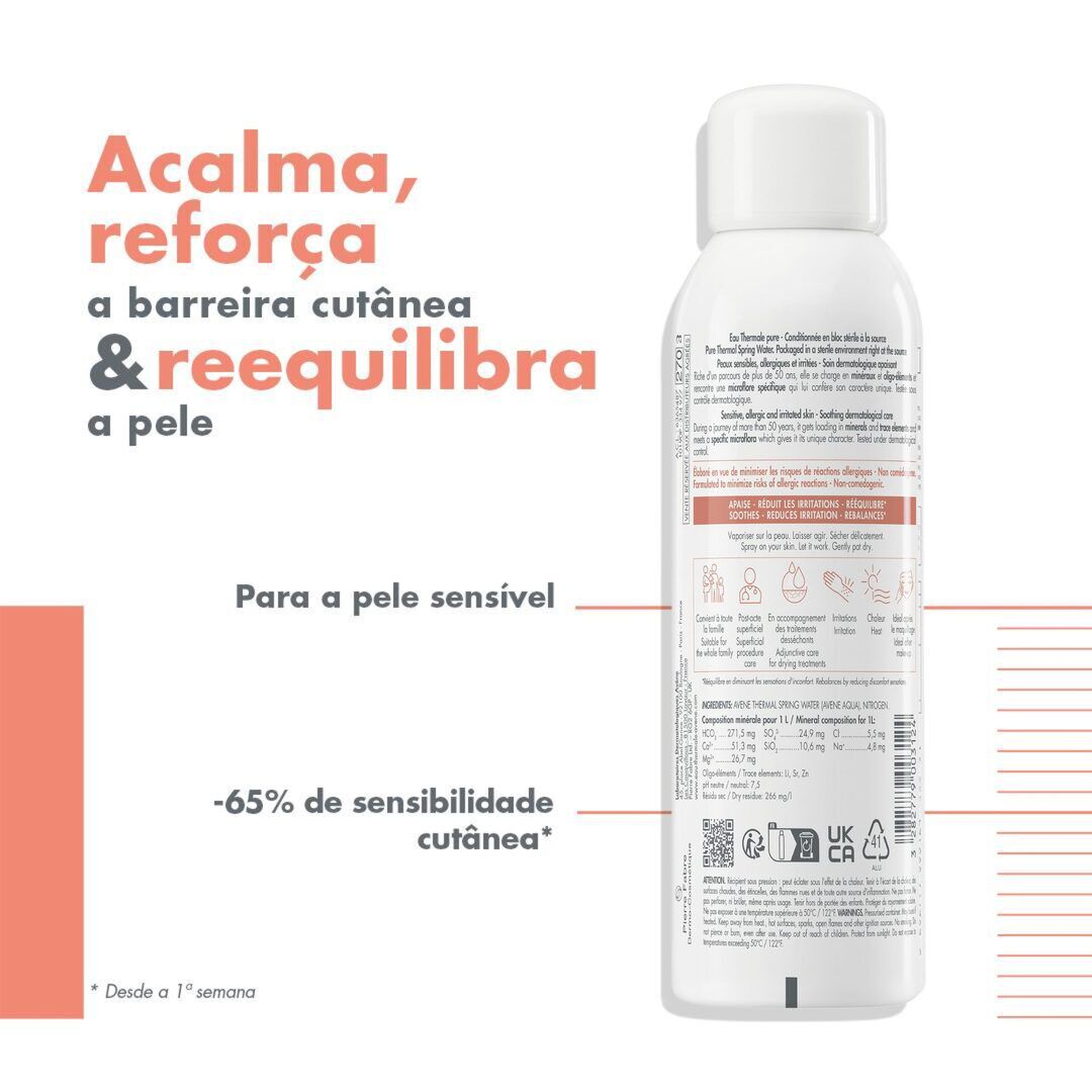 &Aacute;gua Termal Calmante Pele Sens&iacute;vel - AVENE -  - Imagem 2