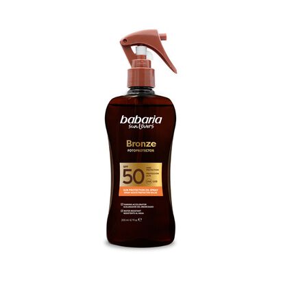 &Oacute;leo Coco SPF50 Bronze - BABARIA -  - Imagem