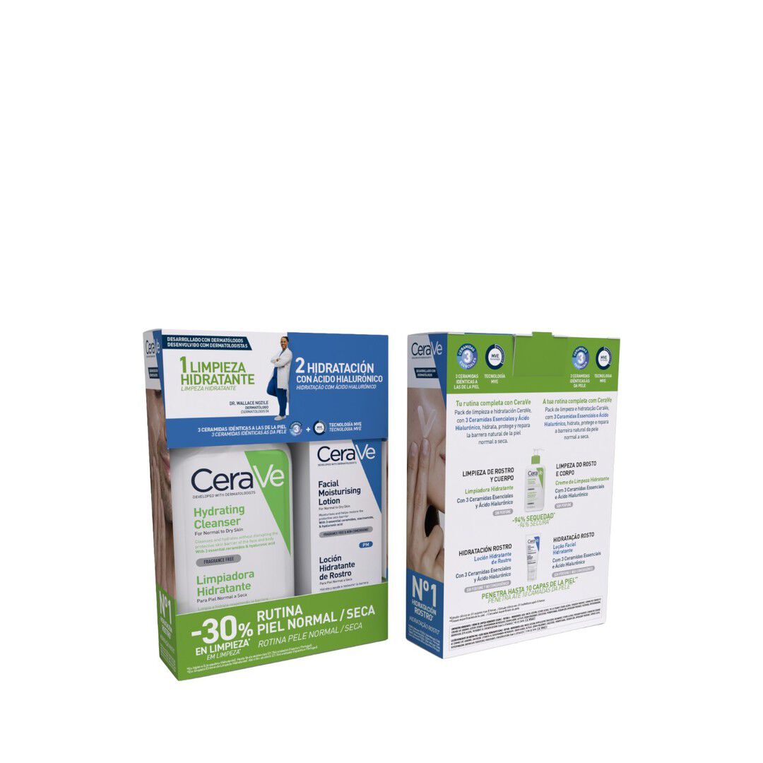 Pack Rotina Pele Normal a Seca - CERAVE -  - Imagem 1