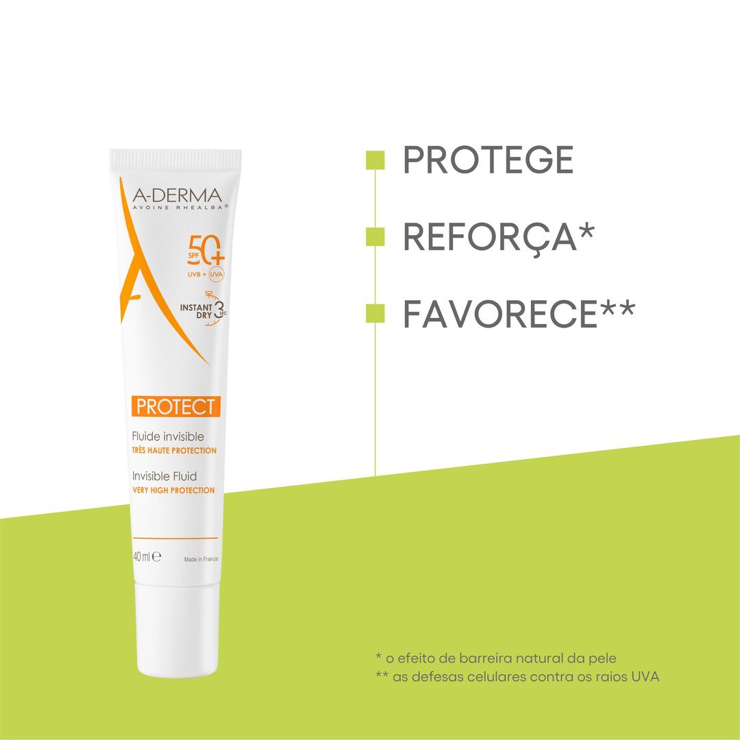 Protetor Solar Fluído Invisivel SPF50+ - A-DERMA -  - Imagem 6