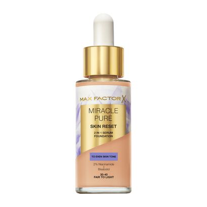 Miracle Pure 2in1 Skin Reset - Base S&eacute;rum - Max Factor -  - Imagem
