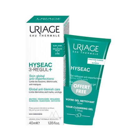 Pack Hys&eacute;ac 3-Regul+ & Gel De Limpeza - URIAGE -  - Imagem