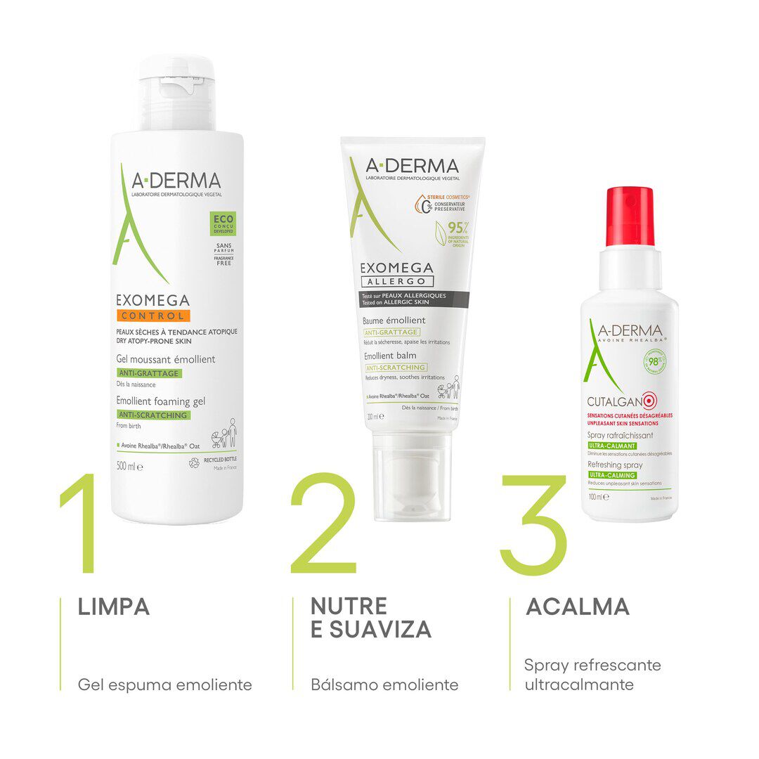 Exomega Allergo - B&aacute;lsamo Emoliente - A-DERMA -  - Imagem 7