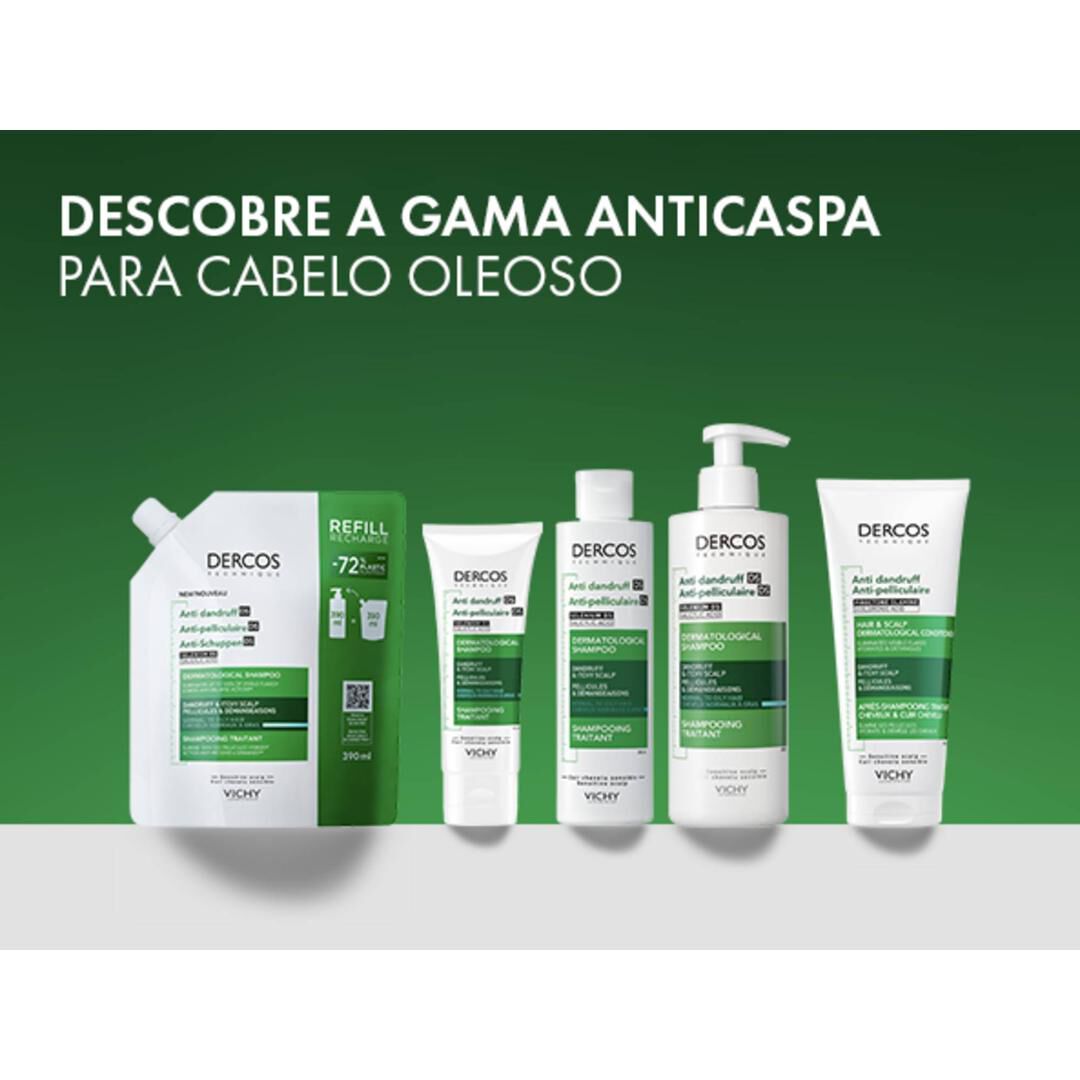 Champ&ocirc; Anticaspa para Cabelo Normal a Oleoso - DERCOS -  - Imagem 9
