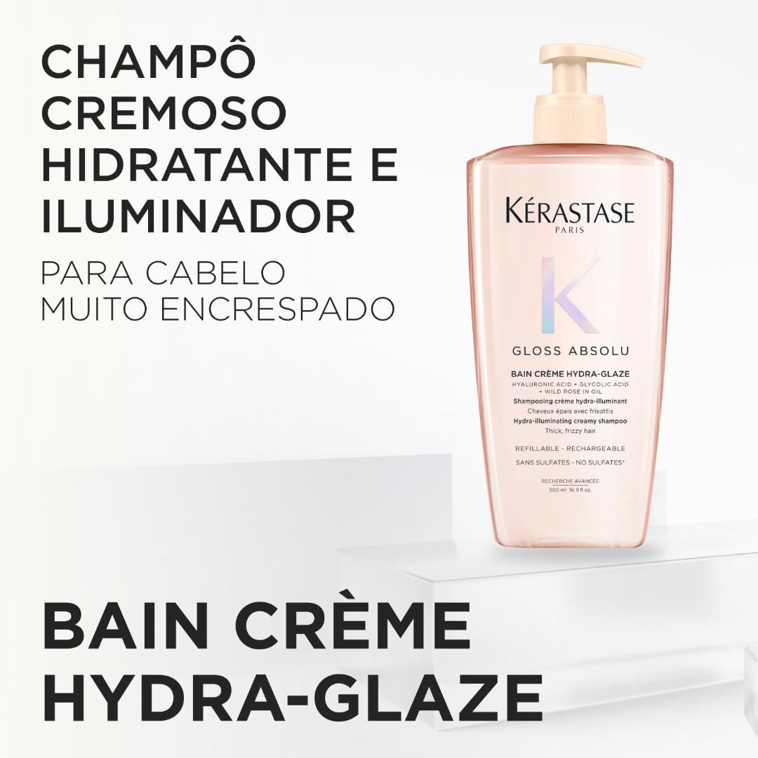 Bain Cr&egrave;me Hydra-Glaze - KERASTASE - Gloss Absolu - Imagem 2