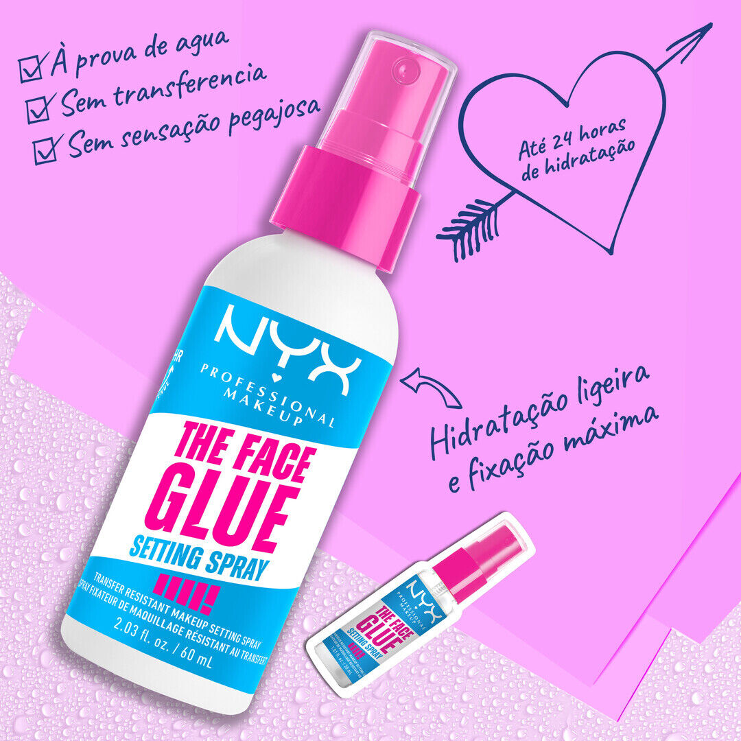 SPRAY FIXADOR - NYX Professional Makeup - The Face Glue - Imagem 6