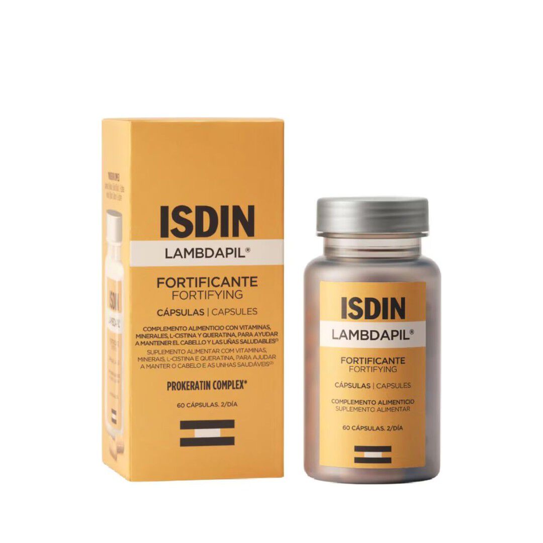 C&aacute;psulas Fortificantes Antiqueda para Queda Ocasional - ISDIN - LAMBDAPIL - Imagem 1