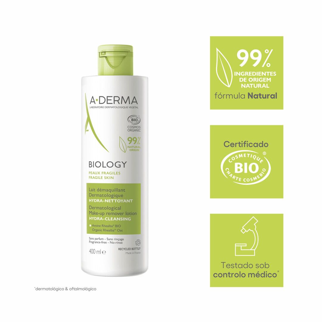 Biology Leite Desmaquilhante - A-DERMA -  - Imagem 9