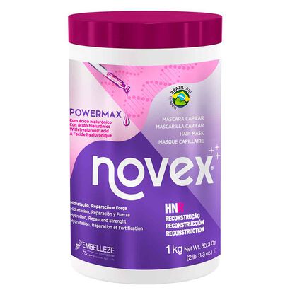 PowerMax Hair Harmonization M&aacute;scara - Novex - &Aacute;CIDO HIALUR&Oacute;NICO - Imagem