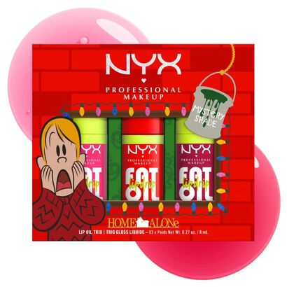Trio Fat Oil Lip Drip - NYX Professional Makeup - Holiday 2024 Home Alone Collab - Imagem