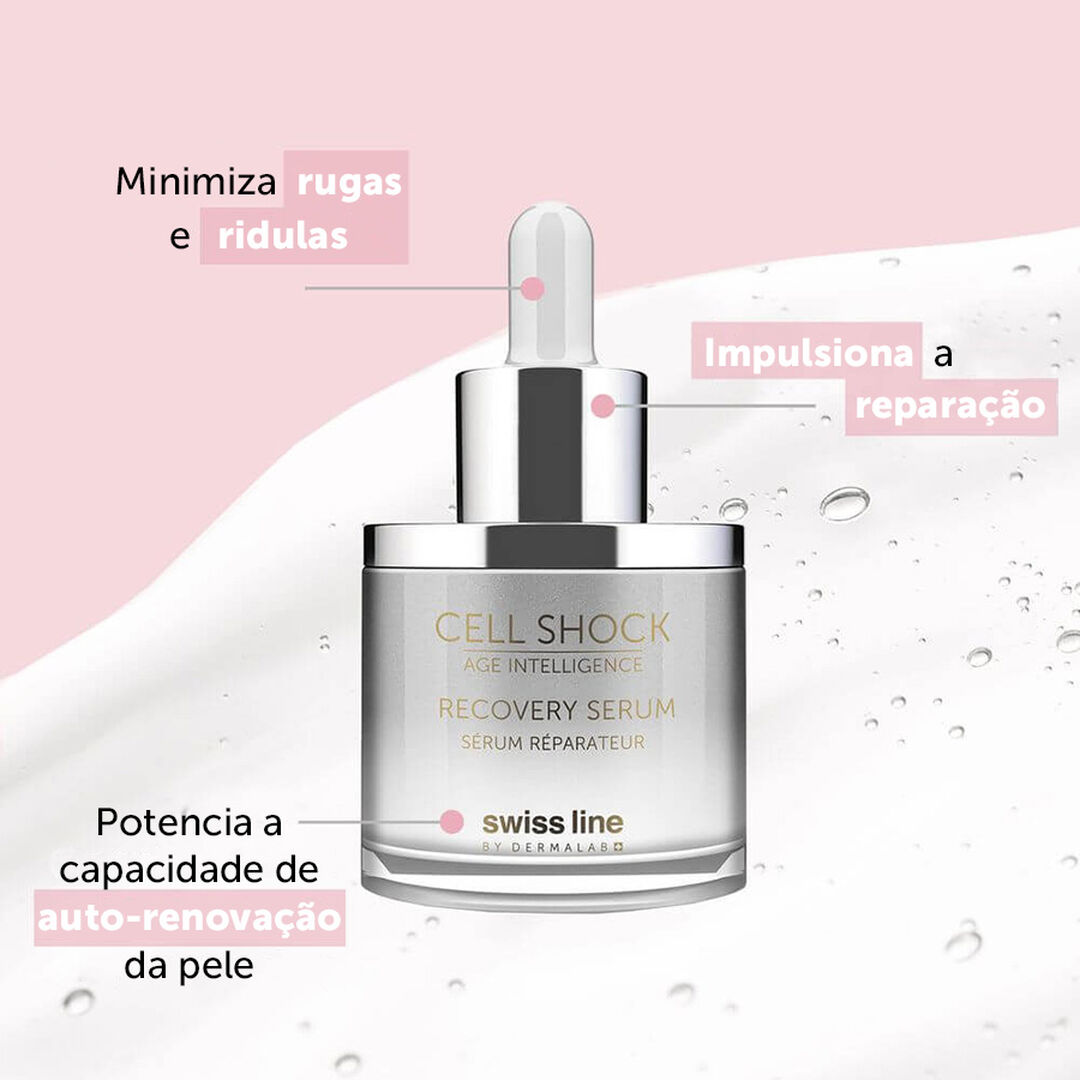 Recovery Serum - Swiss Line - CELL SHOCK AGE INTELLIGENCE - Imagem 2