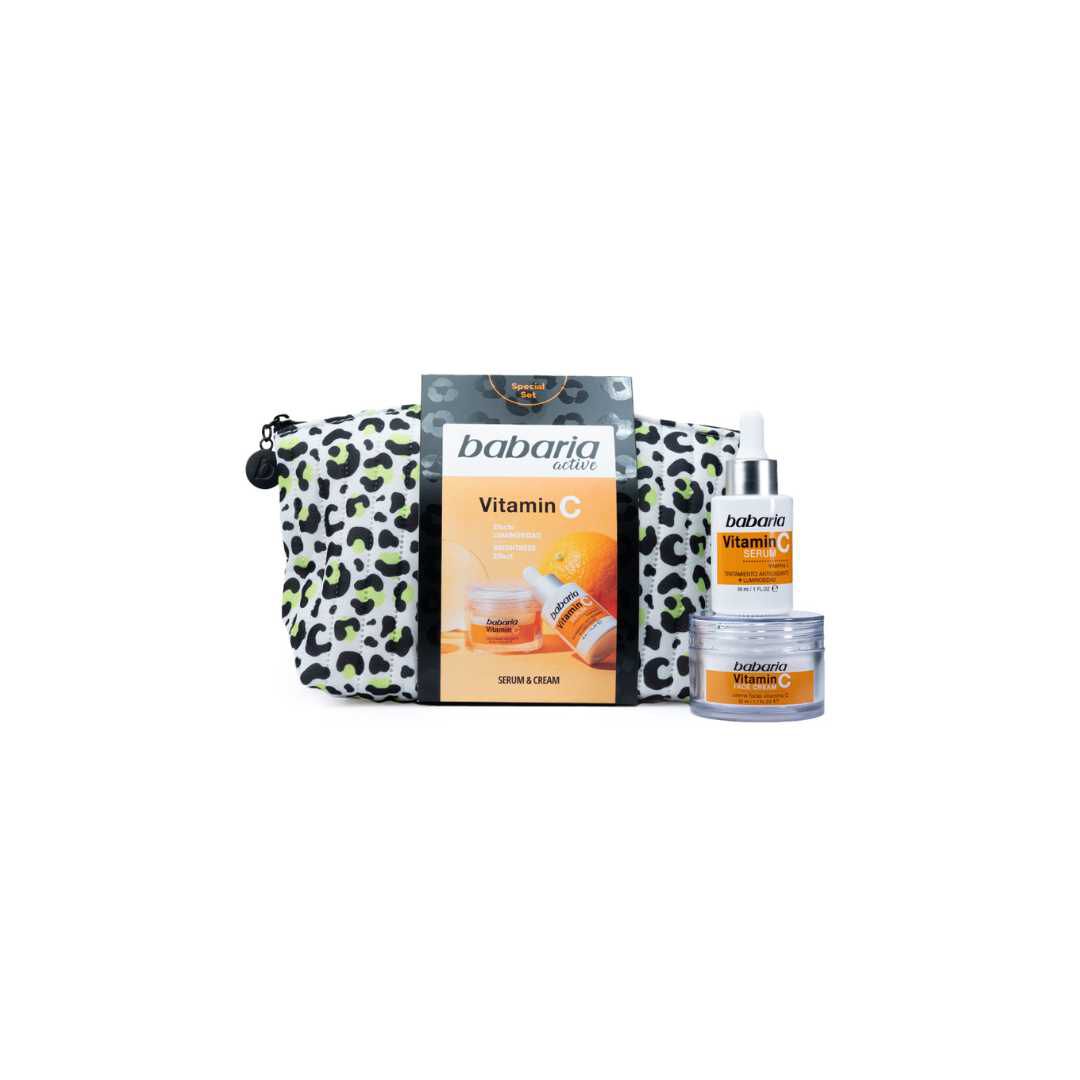 Coffret Necesaire Facial Leopardo Vitamina C 2025 - BABARIA -  - Imagem 2