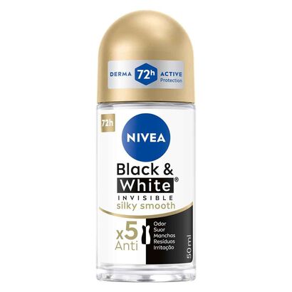 Roll-on Invisible for Black & White Silky Smooth - NIVEA -  - Imagem
