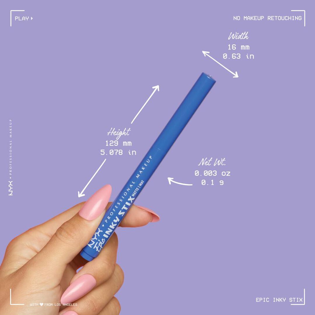 Epic Inky Stix - Eyeliner em Gel - NYX Professional Makeup - Epic - Imagem 35