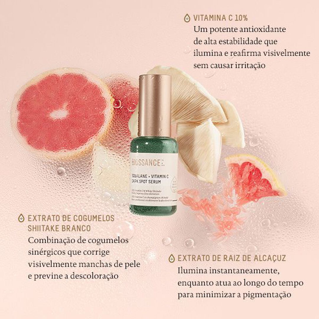 Squalane + Vitamin C Dark Spot Serum - Biossance -  - Imagem 5