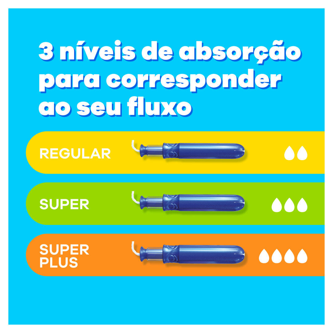 Tamp&otilde;es Pearl Compak Super Plus - TAMPAX -  - Imagem 2