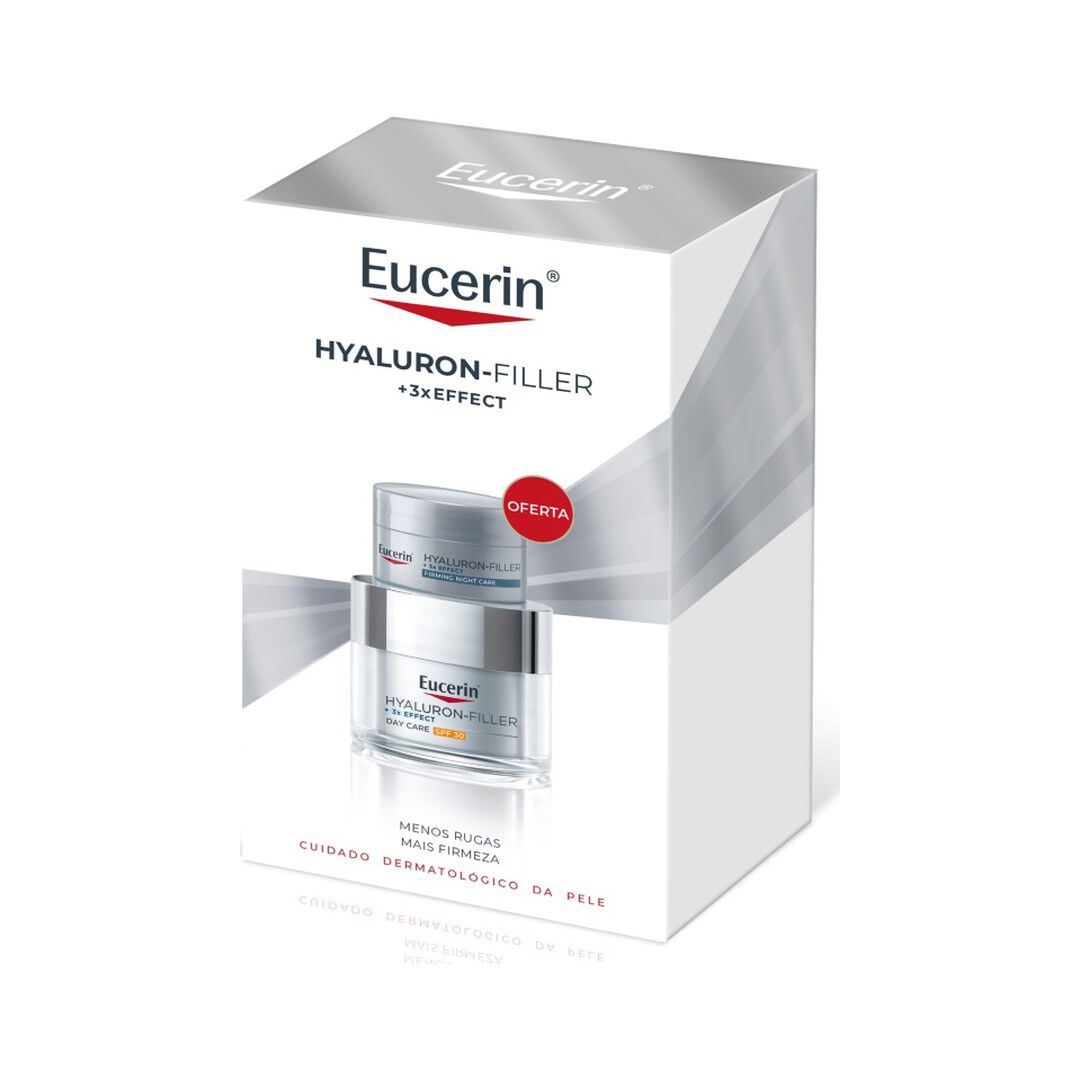 Coffret Hyaluron-Filler 3x Effect Creme de Dia SPF30 + Oferta Creme Noite - EUCERIN -  - Imagem 1