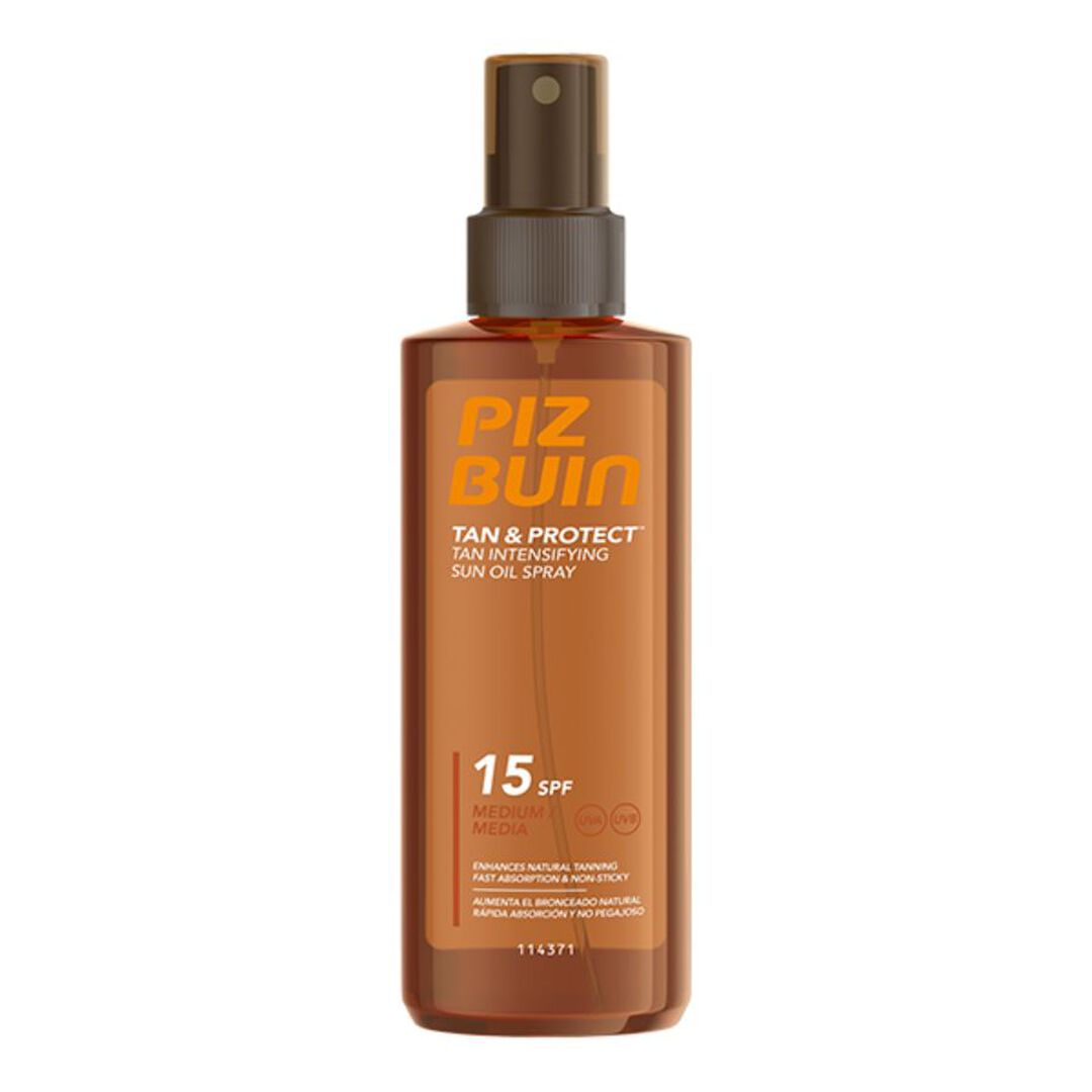 Tan & Protect FPS15 Óleo Spray Acelerador de Bronzeado - PIZ BUIN -  - Imagem 1