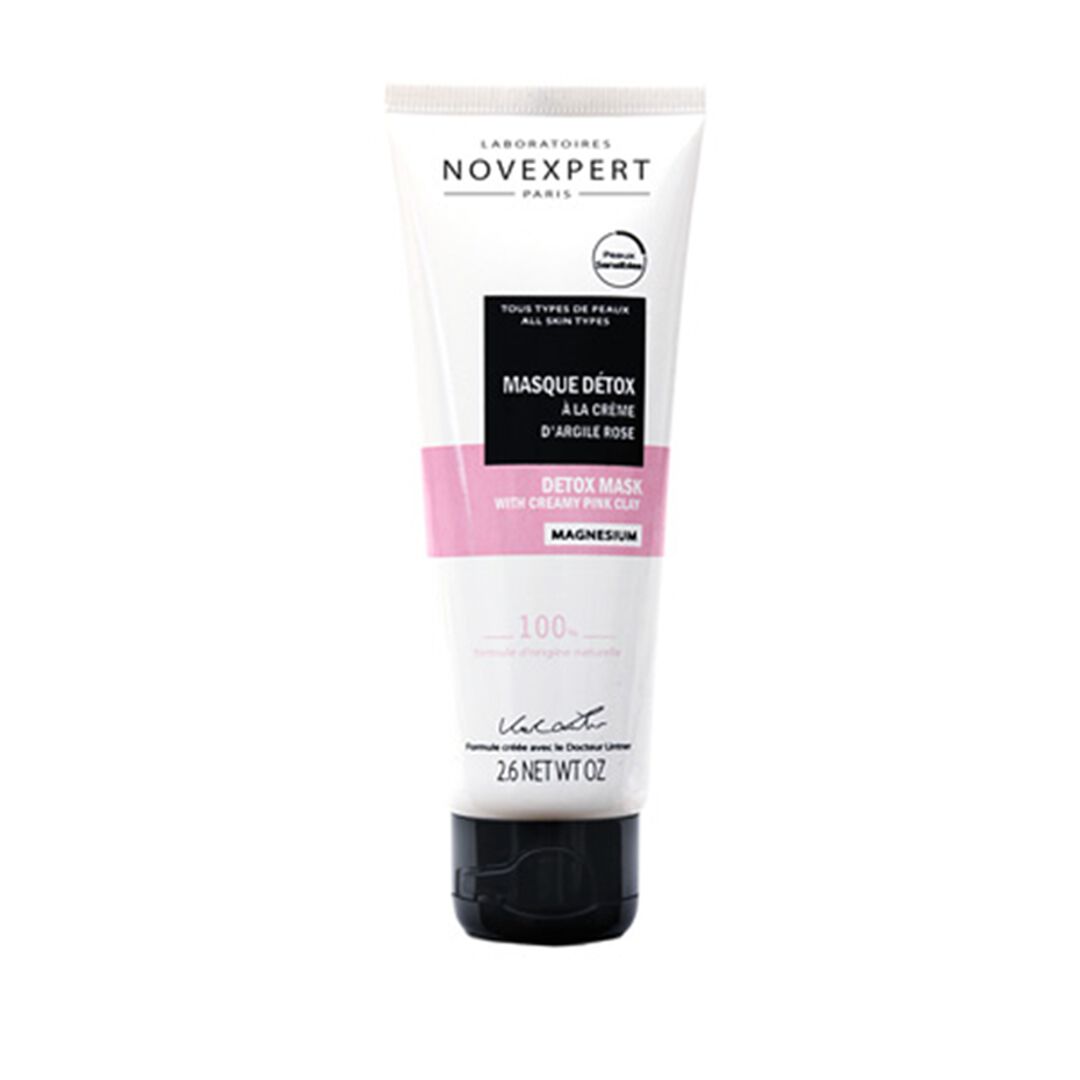 Detox Mask with Creamy Pink Clay 75ml - NOVEXPERT - Magnesium - Imagem 1