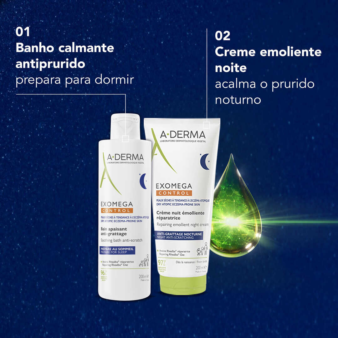Exomega Control - Creme de Noite Emoliente - A-DERMA -  - Imagem 3