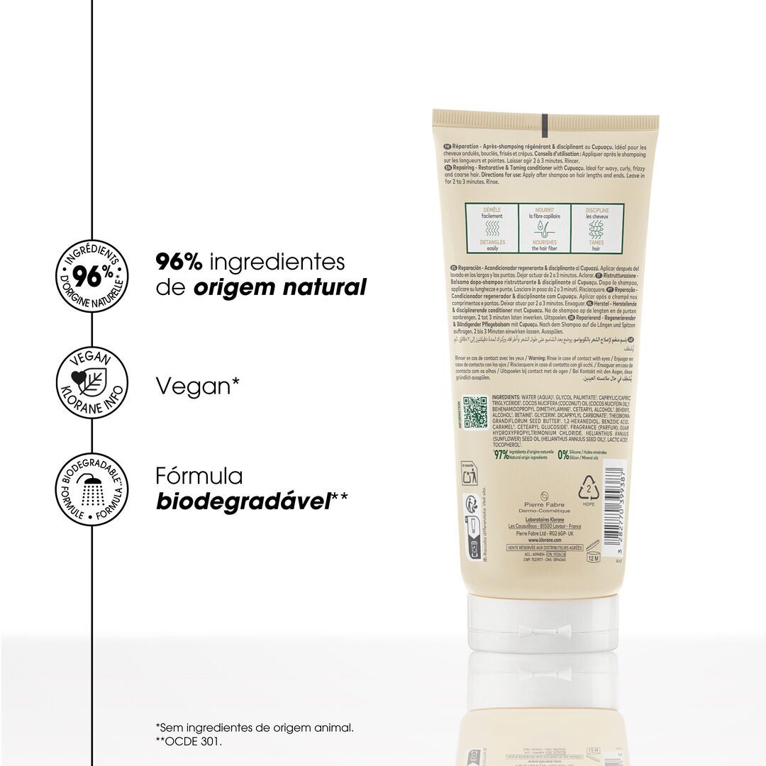 Condicionador Reparador Cupuaçu - KLORANE -  - Imagem 2