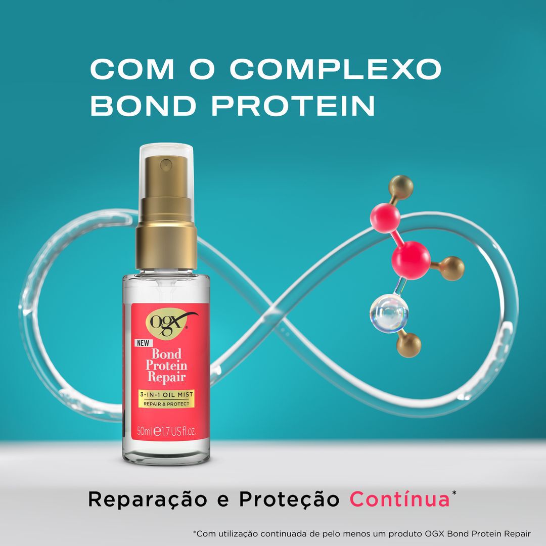 &Oacute;leo 3 em 1 Bond Protein Repair - OGX - Bond Repair - Imagem 2