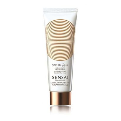 Silky Bronze Cream For Face Spf50 50mL C - Sensai - Sensai SOLARES - Imagem