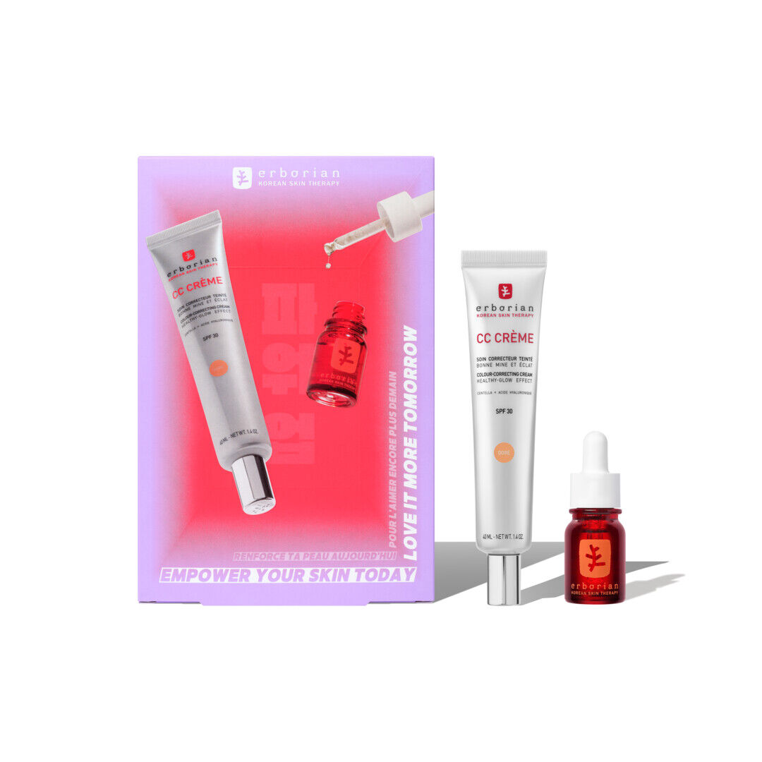 Coffret CC Cr&egrave;me Dor&eacute; + Skin Therapy - ERBORIAN - Finish - Imagem 1