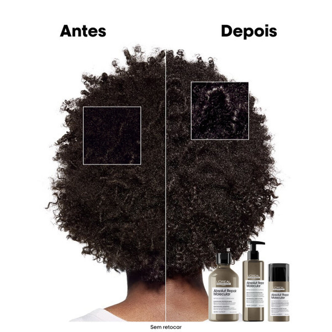 Recarga de Shampoo Absolut Repair Molecular - L'OR&Eacute;AL PROFESSIONNEL - SERIE EXPERT - Imagem 9