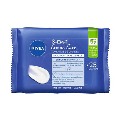 Toalhitas de Limpeza Creme Care - NIVEA -  - Imagem