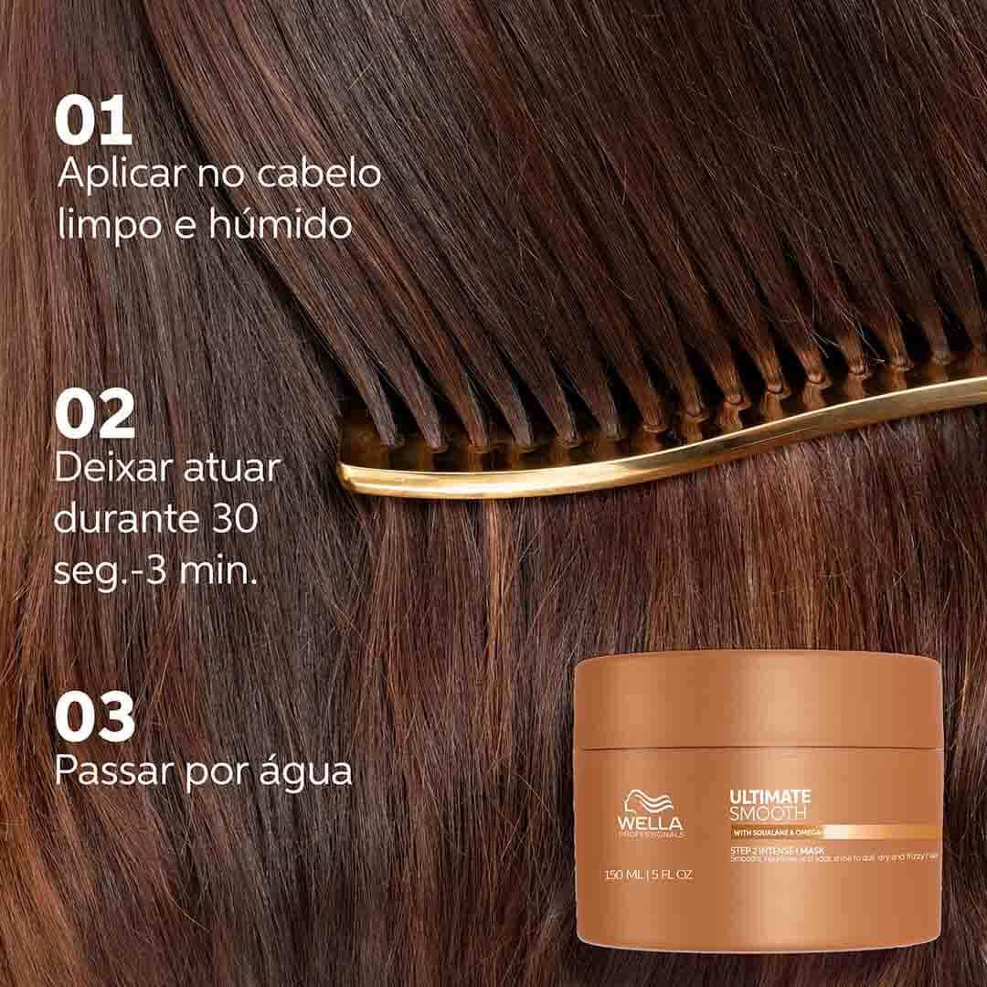 Ultimate Smooth - Máscara Nutritiva e Anti-Frizz - WELLA HAIR CARE - Ultimate - Imagem 2