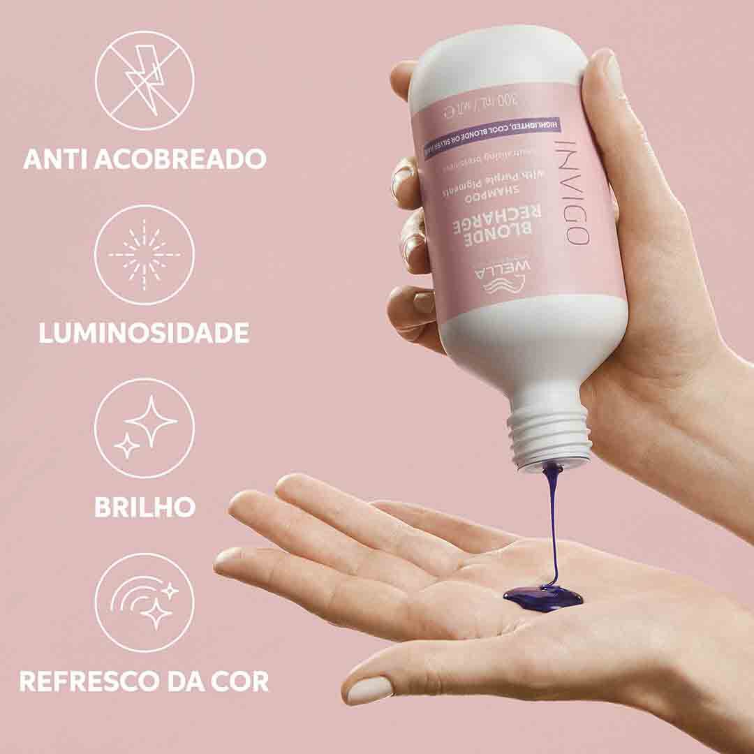 Blonde Recharge Champô - WELLA HAIR CARE - Invigo - Imagem 5