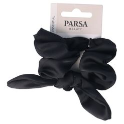 Scrunchie com la&ccedil;o preto (1 pe&ccedil;a), , hi-res