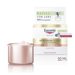 Hyaluron-Filler + Elasticity Creme de Dia Rose FPS 30 Recarga, , hi-res