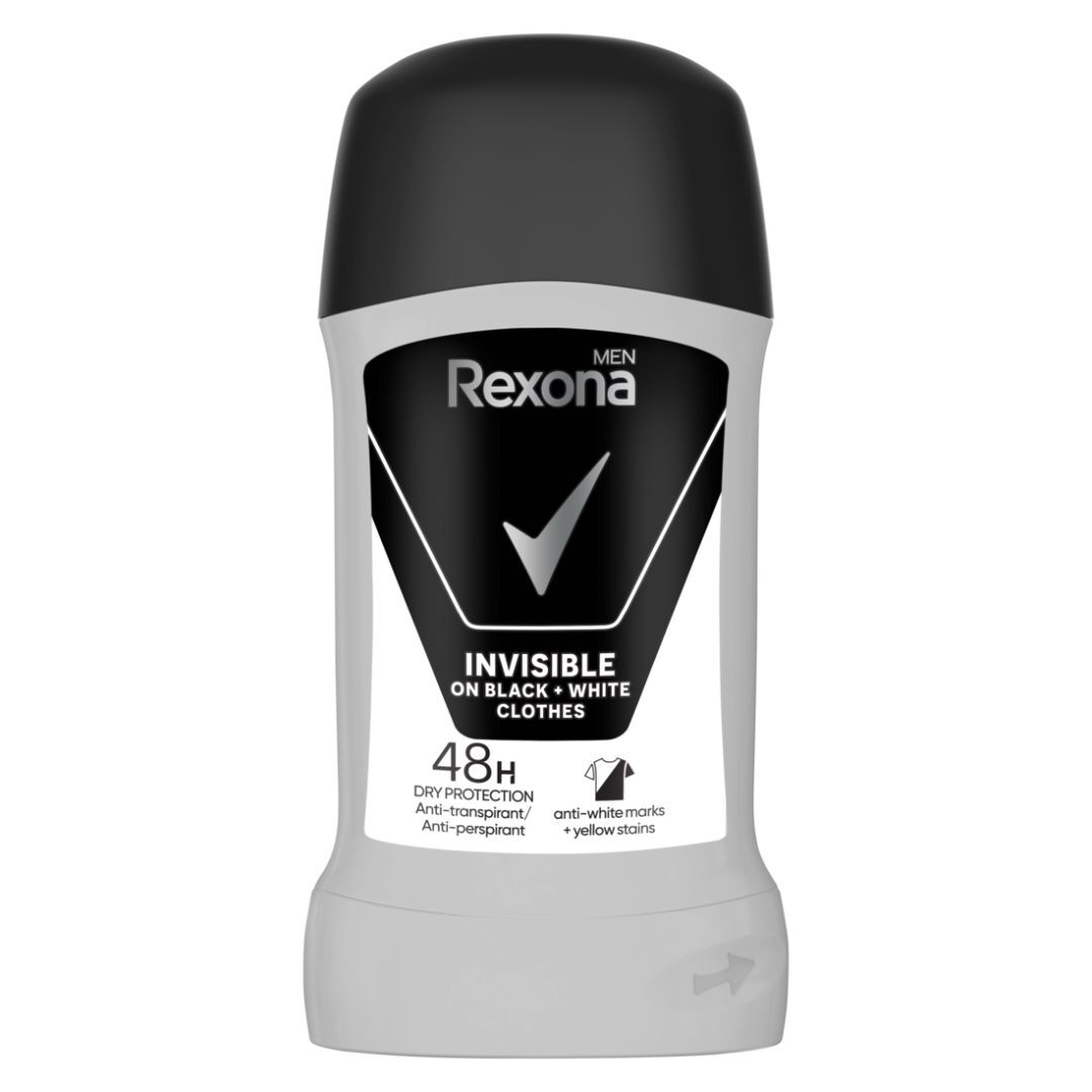 Desodorizante Stick Invisible Black&White - REXONA -  - Imagem 2