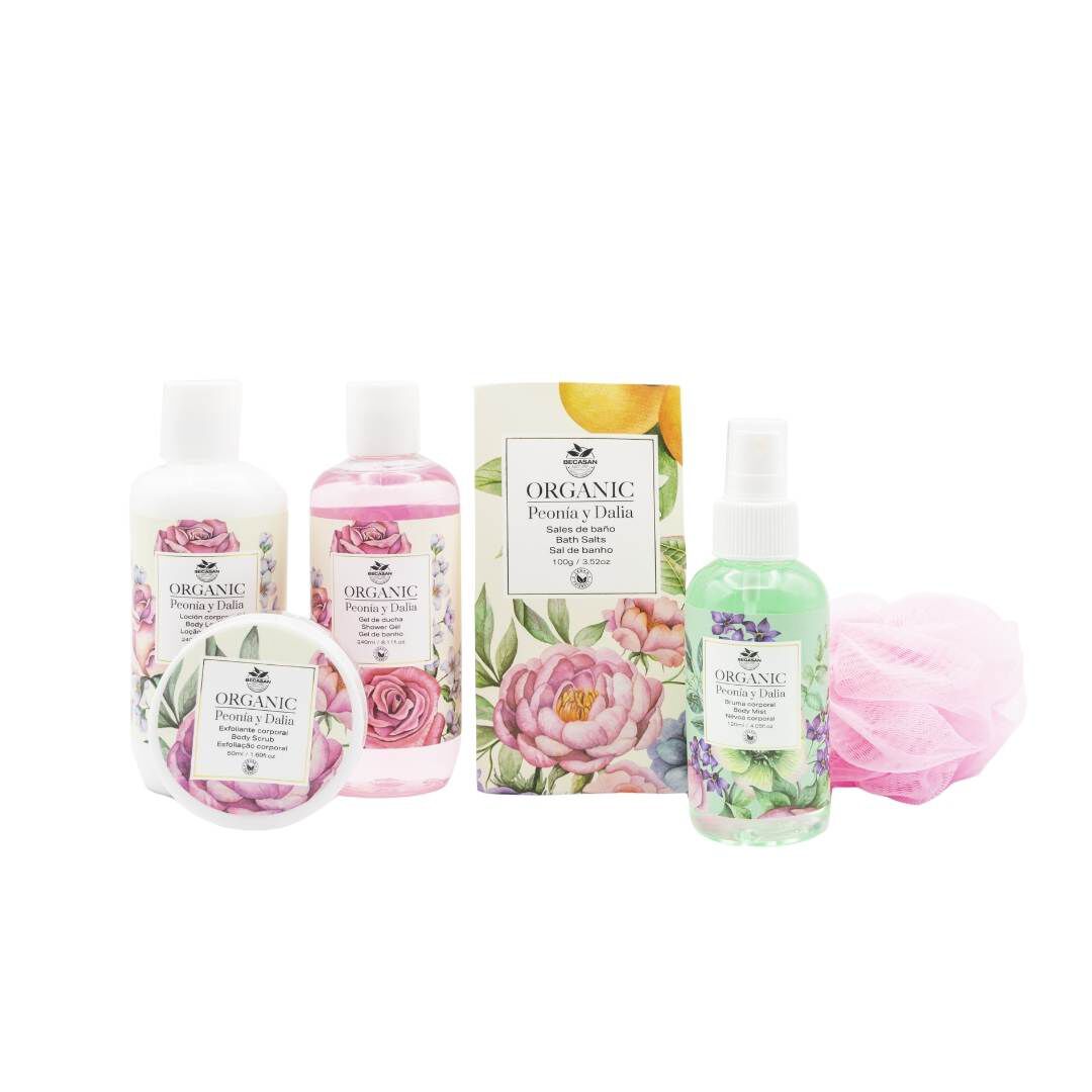 Cesta de Vime Botánica Peónia e Dalias - BECASAN NATURE -  - Imagem 3