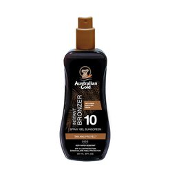 Instant Bronzer Spray Gel Sunscreen SPF 10, , hi-res
