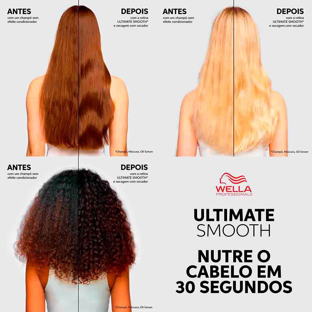 Ultimate Smooth - Máscara Nutritiva e Anti-Frizz - WELLA HAIR CARE - Ultimate - Imagem 11