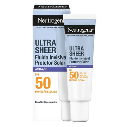 Ultra Sheer Fluido Invis&iacute;vel Anti idade SPF50 - NEUTROGENA -  - Imagem