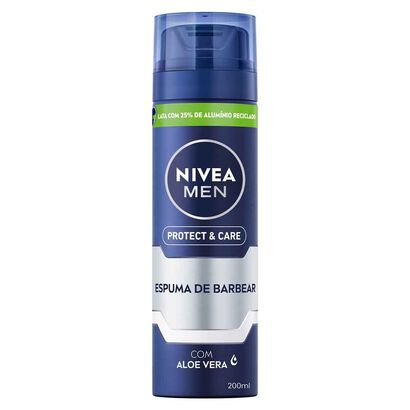 Espuma Barbear Protect & Care - NIVEA -  - Imagem