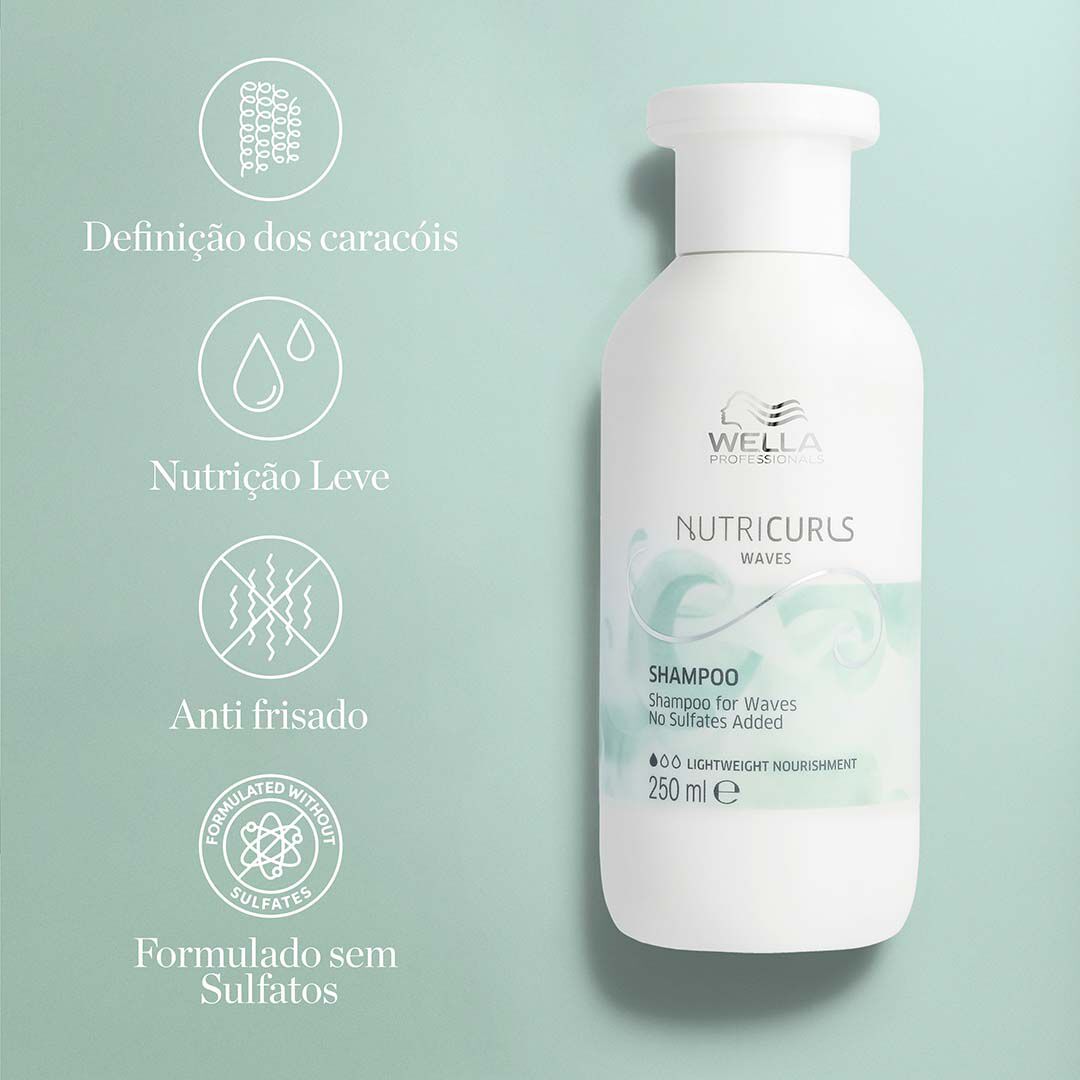 Nutricurls  - Champ&ocirc; - WELLA HAIR CARE - Premium - Imagem 2